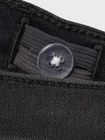 NAME IT Denim Shorts Silas Slim Dark Grey Denim